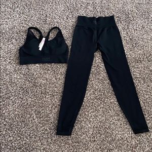 Victoria’s Secret Pink Seamless tight and bra